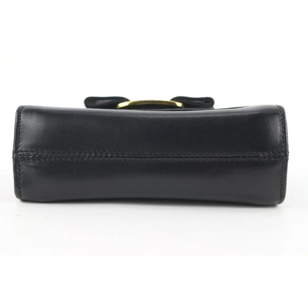 Salvatore Ferragamo BLACK LEATHER CROSSBODY BAG - Picture 12 of 16